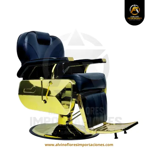 [SILLO2023] Sillón Barbero Harley Dorado